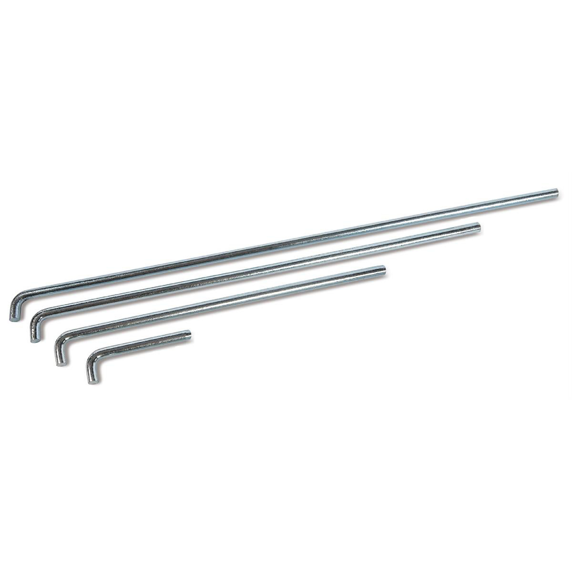 H&S AutoShot Pulling Rod Kit — 4-Pc., Solid Steel, Chrome, Model# HSA1065
